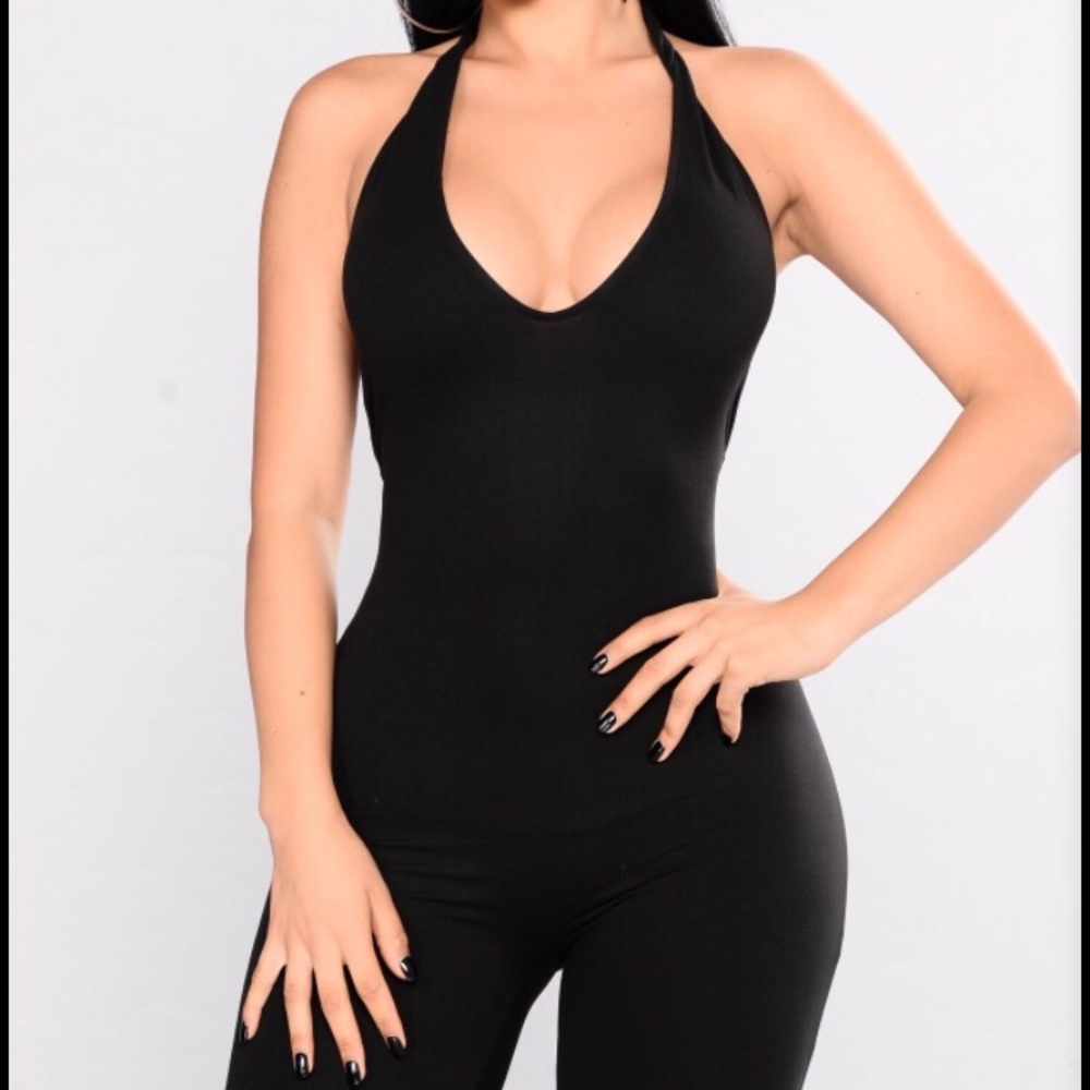 (SOLD) NWOT Fashion Nova Tokyo Jumpsuit - Black